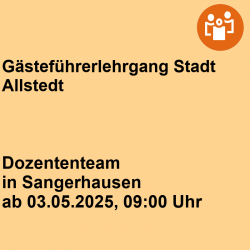 Gästeführerlehrgang Stadt...