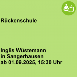 Rückenschule  Sangerhausen