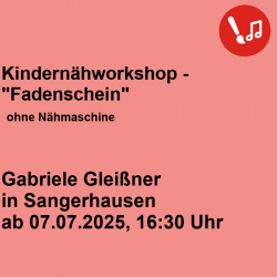 Kindernähworkshop...