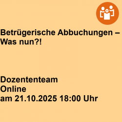 Betrügerische Abbuchungen – Was nun?!