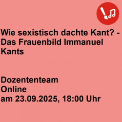 Wie sexistisch dachte Kant? - Das Frauenbild Immanuel Kants