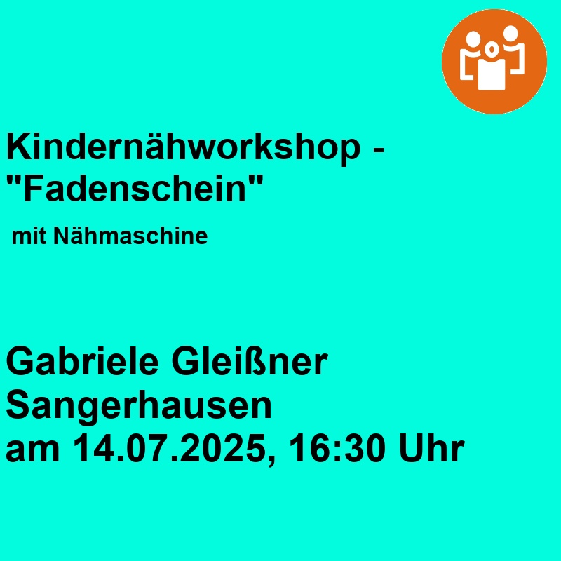 Kindernähworkshop "Fadenschein" mit Nähmaschine Kindernähworkshop "Fadenschein" mit Nähmaschine