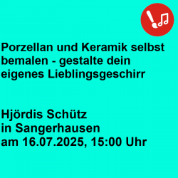 Porzellan und Keramik selbst bemalen - gestalte dein eigenes Lieblingsgeschirr