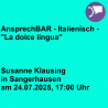 AnsprechBAR - Italienisch - "La dolce lingua"