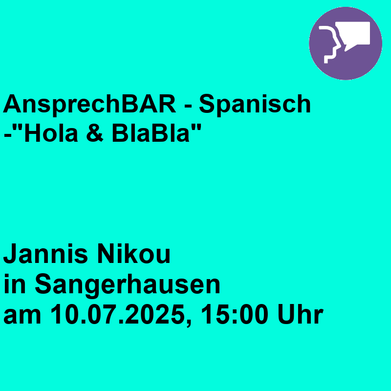 AnsprechBAR - Spanisch - "Hola & BlaBla" AnsprechBAR - Spanisch - "Hola & BlaBla"