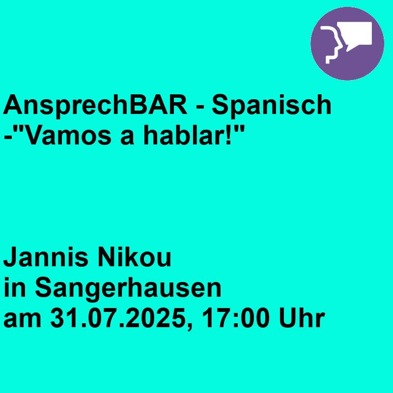 AnsprechBAR - Spanisch -"Vamos a hablar!" AnsprechBAR - Spanisch -"Vamos a hablar!"