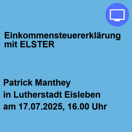 Einkommensteuererklärung mit ELSTER