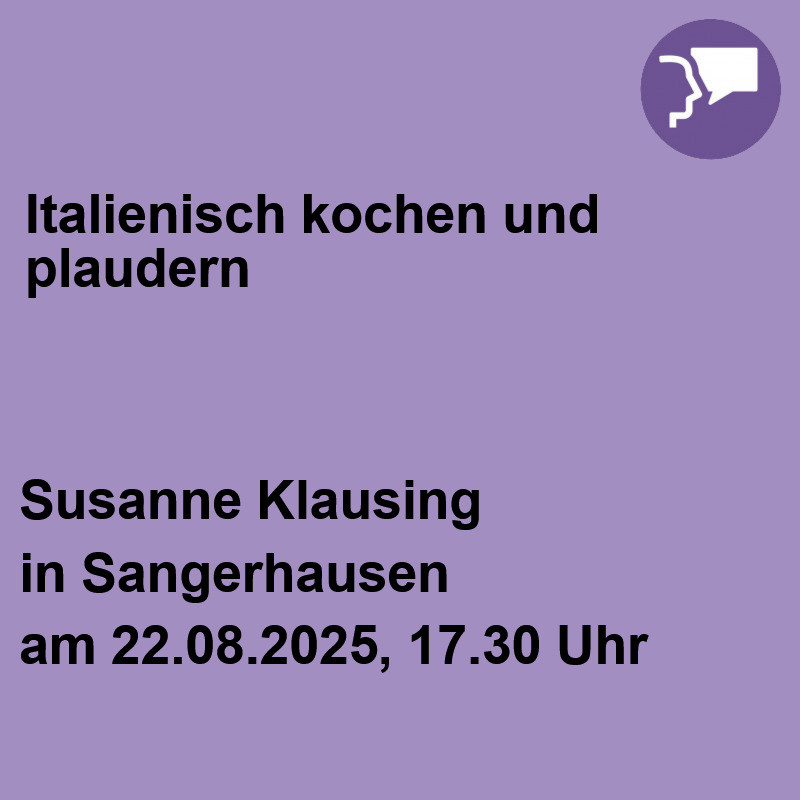 Italienisch kochen und plaudern Italienisch kochen und plaudern