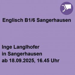 Englisch B1/6 Sangerhausen