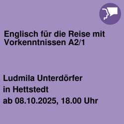 Englisch für die Reise mit Vorkenntnissen A2/1