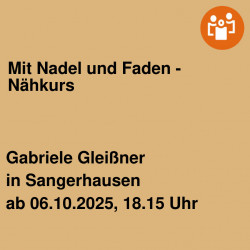 Mit Nadel und Faden -  Nähkurs