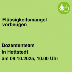 Flüssigkeitsmangel vorbeugen