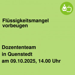 Flüssigkeitsmangel vorbeugen