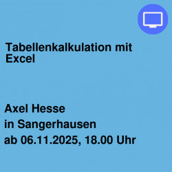 Tabellenkalkulation mit Excel