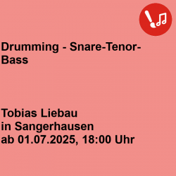 Drumming - Snare-Tenor- Bass