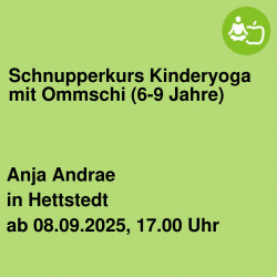 Schnupperkurs Kinderyoga mit Ommschi (6-9 Jahre)